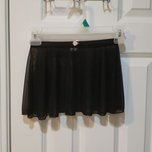 Danskin Now black ballet skirt